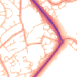 Daytime road noise heatmap for TF2 7SA