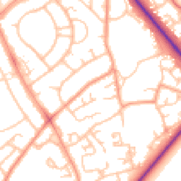 Daytime road noise heatmap for TF2 7SB