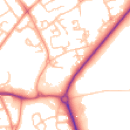 Daytime road noise heatmap for TF2 7SE