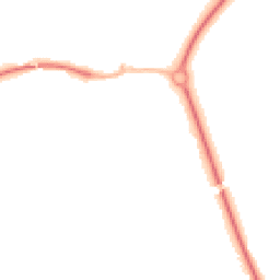 Night-time road noise heatmap for TF2 7SJ