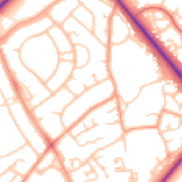 Daytime road noise heatmap for TF2 8DF