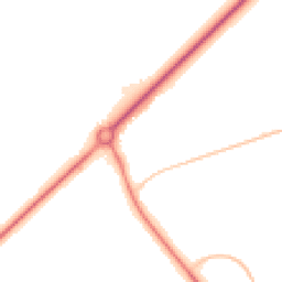 Night-time road noise heatmap for TF2 8DH