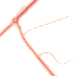 Night-time road noise heatmap for TF2 8JL