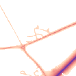 Daytime road noise heatmap for TF2 8LU