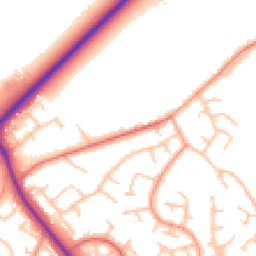 Daytime road noise heatmap for TF2 8NN