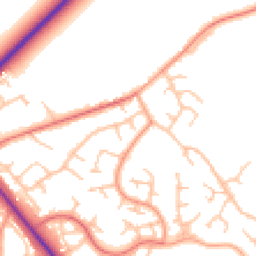 Daytime road noise heatmap for TF2 8PL