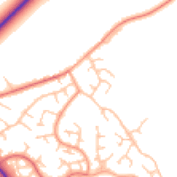 Daytime road noise heatmap for TF2 8PX
