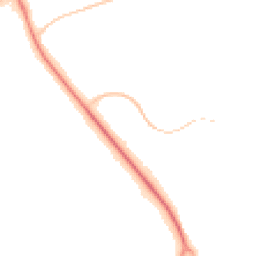 Night-time road noise heatmap for TF2 8QU