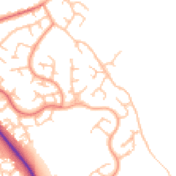 Daytime road noise heatmap for TF2 8QZ