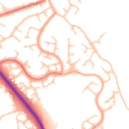 Daytime road noise heatmap for TF2 8RB