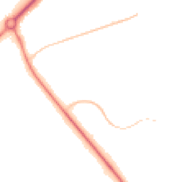 Night-time road noise heatmap for TF2 8SG