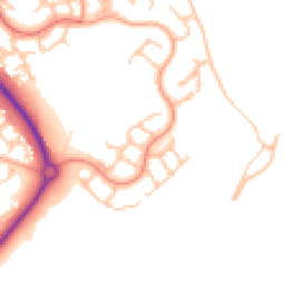 Daytime road noise heatmap for TF2 8SW