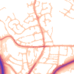 Daytime road noise heatmap for TF2 9AT