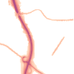 Night-time road noise heatmap for TF2 9DF