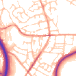 Daytime road noise heatmap for TF2 9FL