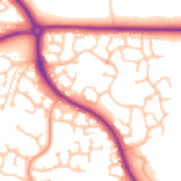 Daytime road noise heatmap for TF2 9GP
