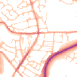 Daytime road noise heatmap for TF2 9GR