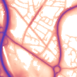 Daytime road noise heatmap for TF2 9GS