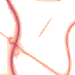 Night-time road noise heatmap for TF2 9HA