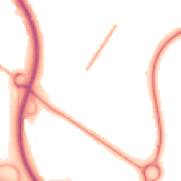 Night-time road noise heatmap for TF2 9HH