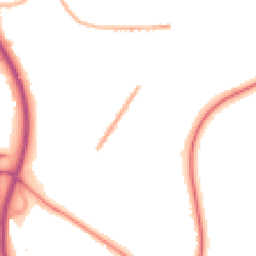 Night-time road noise heatmap for TF2 9HN