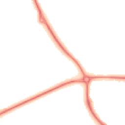 Night-time road noise heatmap for TF2 9NG