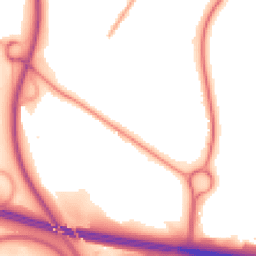 Night-time road noise heatmap for TF2 9PJ