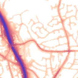 Daytime road noise heatmap for TF2 9PR