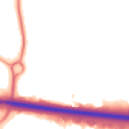 Night-time road noise heatmap for TF2 9QJ