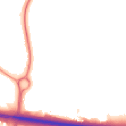 Night-time road noise heatmap for TF2 9QN
