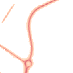 Night-time road noise heatmap for TF2 9RE