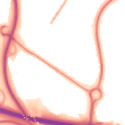 Night-time road noise heatmap for TF2 9RH