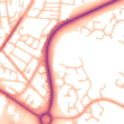 Daytime road noise heatmap for TF2 9RR