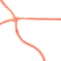 Night-time road noise heatmap for TF2 9RZ