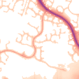Daytime road noise heatmap for TF2 9SB
