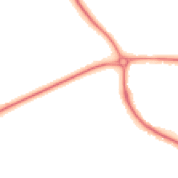 Night-time road noise heatmap for TF2 9SH