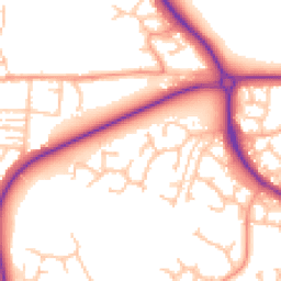 Daytime road noise heatmap for TF2 9SN