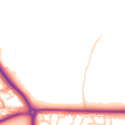 Daytime road noise heatmap for TF2 9SP