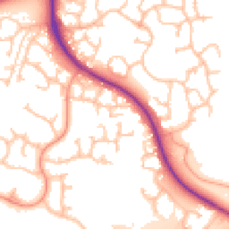 Daytime road noise heatmap for TF2 9TS