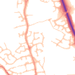 Daytime road noise heatmap for TF2 9UH