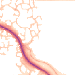 Daytime road noise heatmap for TF2 9UW