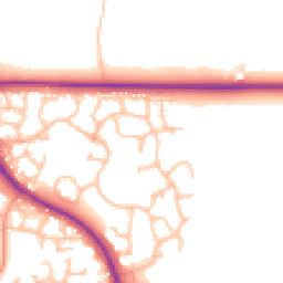Daytime road noise heatmap for TF2 9WH