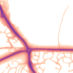 Daytime road noise heatmap for TF2 9WR