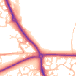 Daytime road noise heatmap for TF2 9WS