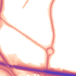 Night-time road noise heatmap for TF2 9WT