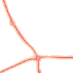 Night-time road noise heatmap for TF2 9WW