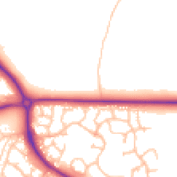 Daytime road noise heatmap for TF2 9XD