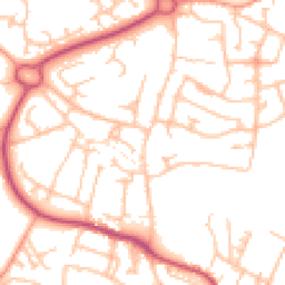 Daytime road noise heatmap for TF4 2AA