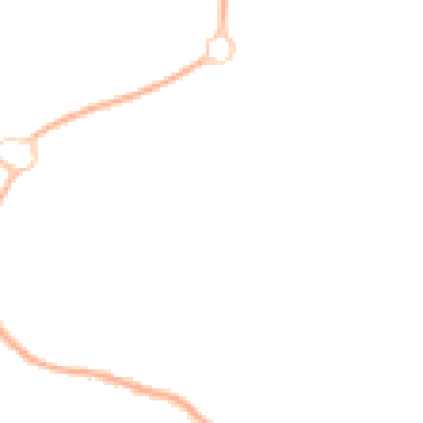 Night-time road noise heatmap for TF4 2AE