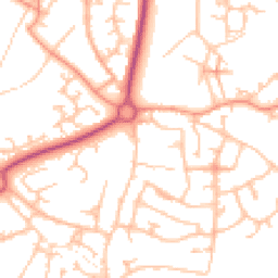 Daytime road noise heatmap for TF4 2AH
